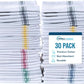 Simpli-Magic Cotton Herringbone Dish Towels, 15"x25" (30 Pack) – High Absorbent Kitchen Hand Towels (Multi-Color)