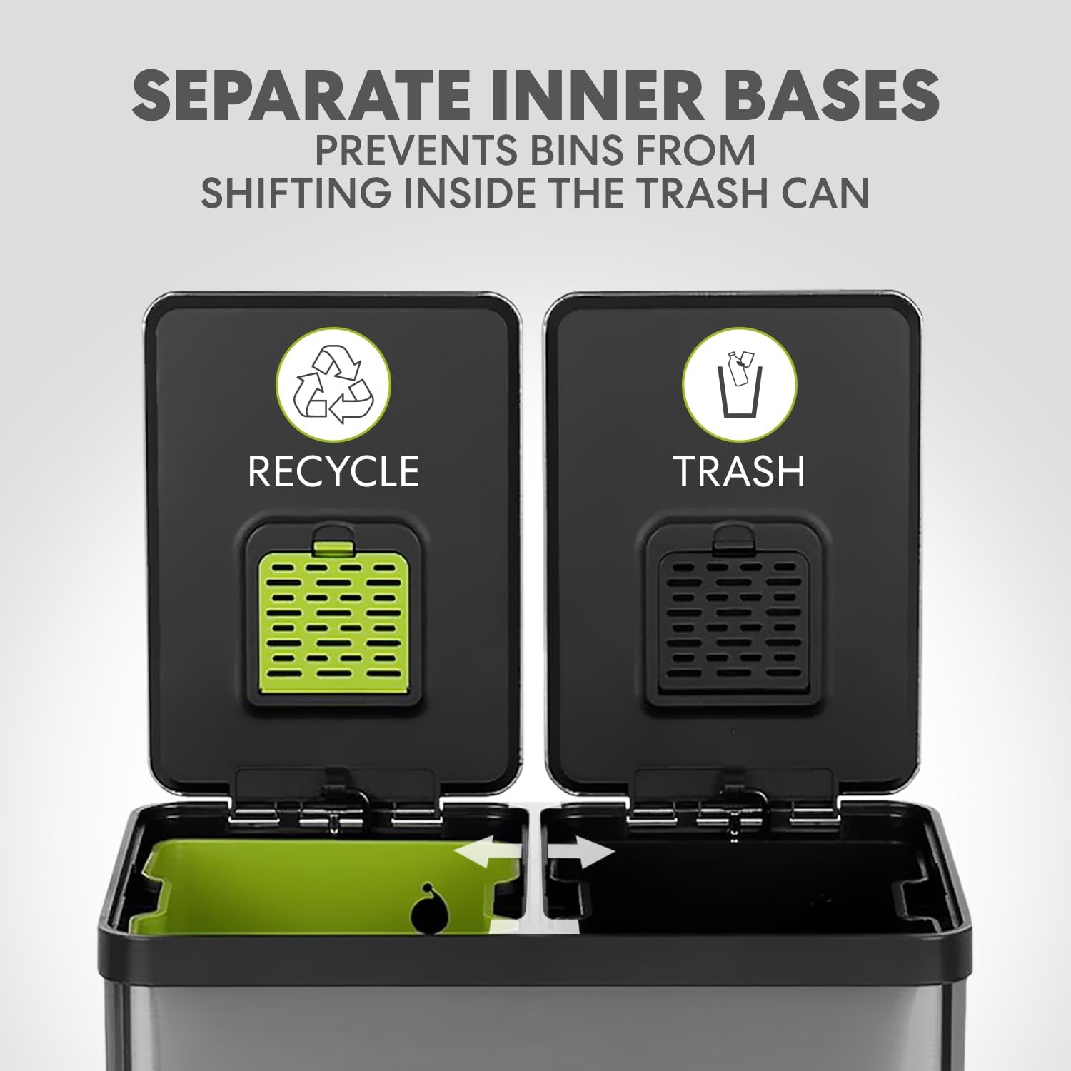 trash can sinatras デモ、B面2枚セット　+ ライブDVD1枚 Amazon.com: 60 Liter / 16 Gallon Rectangular Hands-Free Dual