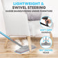 Simpli-Magic 10-in-1 Steam Mop with Detachable Handheld Steamer – Dual-Rod Design for Hardwood Floors, Grout, Walls & Tile Cleaning – Ultra Fast Heating, 3 Steam Modes, 2 Washable Pads, 16FT Cord