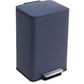 50 Liter / 13.2 Gallon Soft-Close, Smudge Resistant Trash Can with Foot Pedal and Built in Filter- Blue