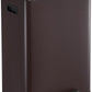 Simpli-Magic Infinity Edge 60 Liter / 16 Gallon Rectangular Hands-Free Extra Large Kitchen Step Trash Can, Soft-Close Single Lid Recycling Bin, Stainless Steel, Brown