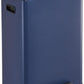 Simpli-Magic Infinity Edge 60 Liter / 16 Gallon Rectangular Hands-Free Extra Large Kitchen Step Trash Can, Soft-Close Single Lid Recycling Bin, Stainless Steel, Blue