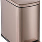 Simpli-Magic, 6L/1.6G Stainless Steel Bathroom Trash Can with Hands-Free Foot Pedal, Quiet Soft-Close Lid, Compact Space-Saving Size, Gold