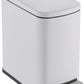 Simpli-Magic, 6L/1.6G Stainless Steel Bathroom Trash Can with Hands-Free Foot Pedal, Quiet Soft-Close Lid, Compact Space-Saving Size, White
