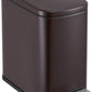 Simpli-Magic, 6L/1.6G Stainless Steel Bathroom Trash Can with Hands-Free Foot Pedal, Quiet Soft-Close Lid, Compact Space-Saving Size, Brown