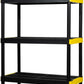 Simpli-Magic 5-Tier Heavy Duty Plastic Storage Shelving Unit, Garage & Basement Organizer, Modular Rack, 36 x 18 x 75 Inches, 200 lbs per Shelf, 1000 lbs Total Capacity