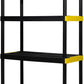 Simpli-Magic 4-Tier Heavy Duty Plastic Storage Shelving Unit, Garage & Basement Organizer, Modular Rack, 36 x 18 x 57 Inches, 200 lbs per Shelf, 800 lbs Total Capacity