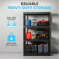 Simpli-Magic 4-Tier Heavy Duty Plastic Storage Shelving Unit, Garage & Basement Organizer, Modular Rack, 36 x 18 x 57 Inches, 200 lbs per Shelf, 800 lbs Total Capacity