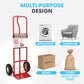SIMPLI-MAGIC Steel Pneumatic Hand Truck Dolly - 600-Lb. Capacity, 10in. Tires, Premium American Red Finish