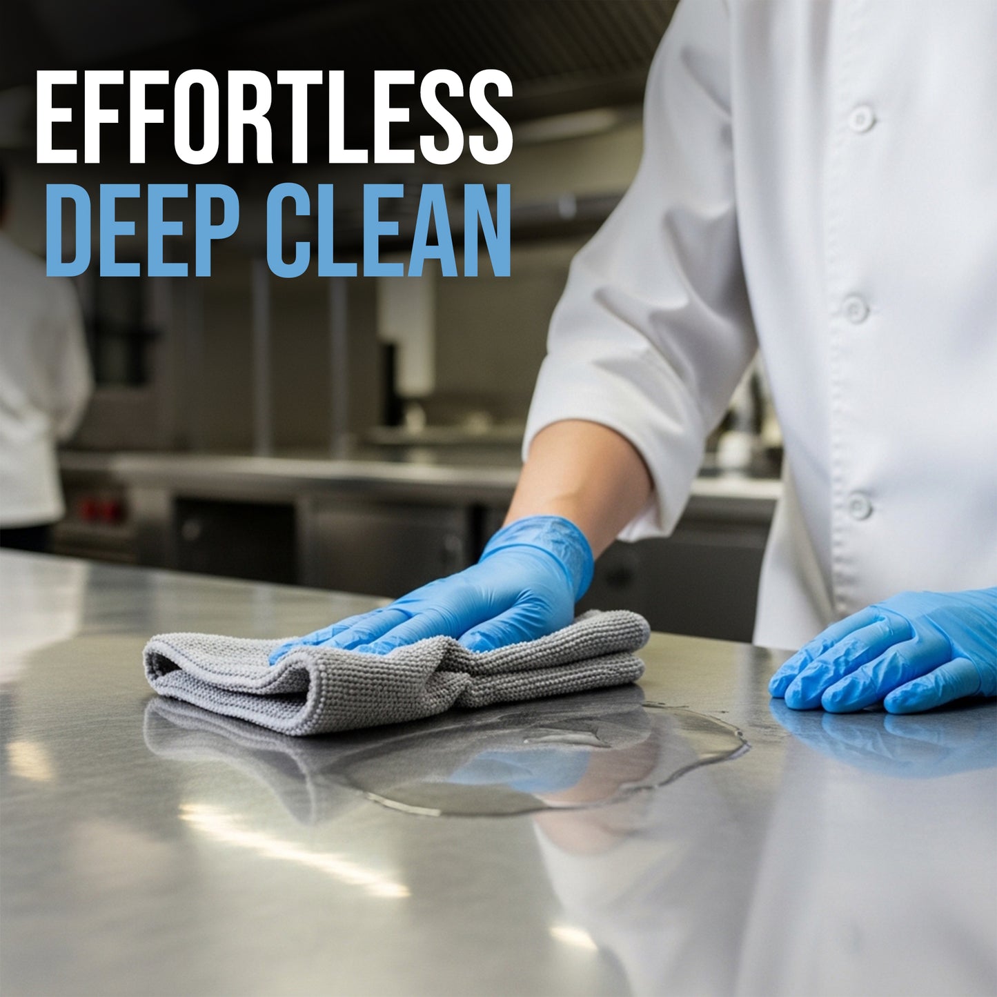 Simpli-Magic Extra Large Multi-Purpose Microfiber Cleaning Cloth Towels, Case of 100 (18” x 18”), Grey