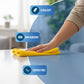 Simpli-Magic Multi-Purpose Microfiber Cleaning Cloth Wash Towels, Pack of 100 (12” x 12”), Yellow