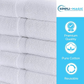 Simpli-Magic Cotton Bath Towels, White (Size: 24" x 46")