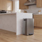 Simpli-Magic 13 Gallon / 50L Step Trash Can, Infinity Edge, Black