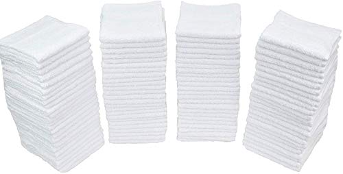Simpli-Magic 79379 Cotton Washcloths, 50 Pack, 12â€ x 12â€