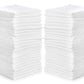 Simpli-Magic Cotton Washcloths, Pack of 480, 12” x 12”, White
