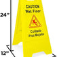 Simpli-Magic Wet Floor Caution Signs, Premium, Yellow, 3 Pack