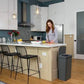 SIMPLI-MAGIC 79503 13 Gallon Touchless Sensor Trash Can, Rectangle Garbage Bin, Perfect for Home, Kitchen, Office, Gray