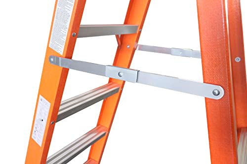 6-Foot Fiberglass Step Ladder, 250 Pound Capacity