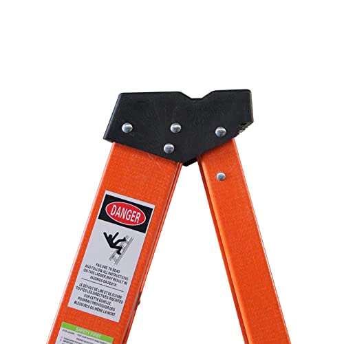 8-Foot Fiberglass Step Ladder, 250 Pound Capacity