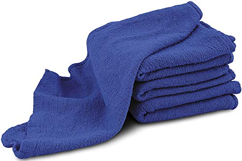 Simpli-Magic Cotton Shop Towels, Blue (Size: 14" x 12")