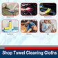 Simpli-Magic Cotton Shop Towels, Blue (Size: 14" x 12")