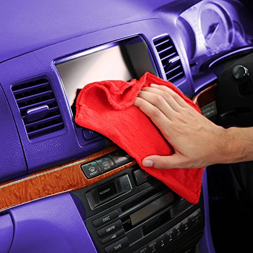 Simpli-Magic Cotton Shop Towels, Red, (Size: 14" x 12" - Case of 500)