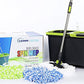 Simpli-Magic 79117 Spin Mop Cleaning Kit with Refills, Mop & Refills, Black/Green