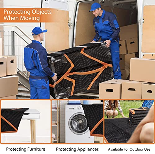 Simpli-Magic Heavy Duty Padded Moving Blankets (6 Pack)