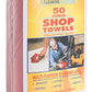 Simpli-Magic Shop Towels, 14"x12", Red (600 Pack - Full Case)