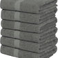 Simpli-Magic 79403 Bath Towels, Gray, 24x46 Inches Towels for Pool, Spa, and Gym Lightweight and Highly Absorbent Quick Drying Towels