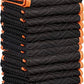 Simpli-Magic Heavy Duty Padded Moving Blankets (24 Pack), Black/Orange
