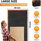 Simpli-Magic Heavy Duty Padded Moving Blankets (24 Pack), Black/Orange
