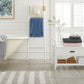 6 Piece White Cotton Diamond Bath Towel Set (2 Bath Towels, 2 Hand Towels and 2 Washcloths)