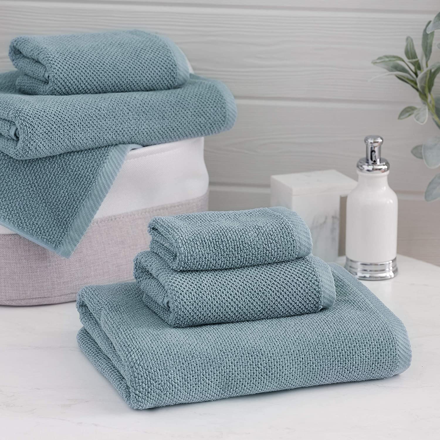 4-Piece Towel Set 2x Hand Towels 2x Bath Towels Premium Quick Dry