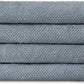 100% Cotton BLUE POPCORN BATH TOWELS - (4 Pack)