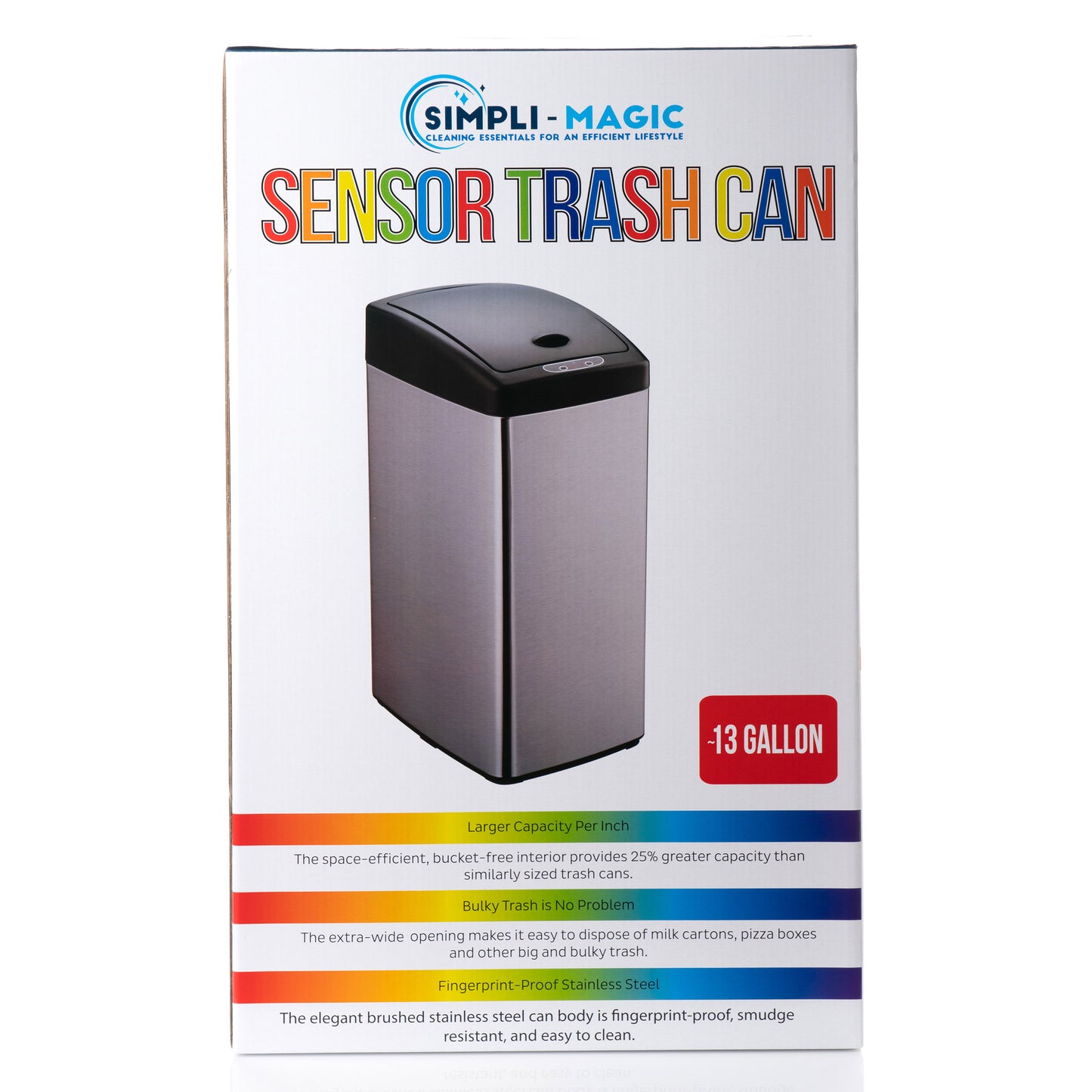 Sensor Trash Can (13 Gallon)- Square