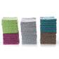 Simpli-Magic Multi-Color Cotton Washcloths (Size: 12" x 12")
