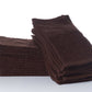 100% Cotton Brown Washcloths (Case of 480)