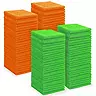 Green Orange Box of Microfiber Edgeless Cloths (Case of 100)