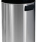 Open Top Trash Can (Silver)