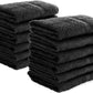 Black Hand Towels 12 Pack