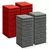Red Gray Box of Microfiber Edgeless Cloths (Case of 600)